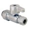 Apollo 1/2 in. Chromed Brass Push-to-Connect x 3/8 in. O.D. Compression Quarter-Turn Straight Stop Valve FSBVS1238C - alternate 6